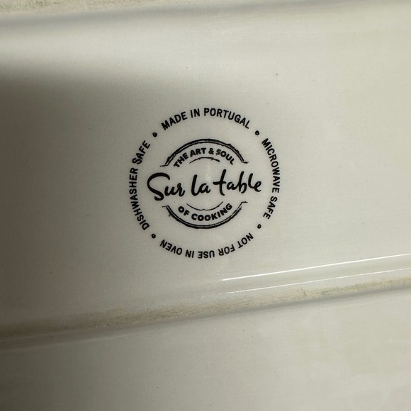 Sur la Table Appetizer Tray w/ Handles Portugal Stylized Foliage Folk Artsy - Picture 6 of 10